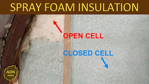Spray Foam Insulation in the Dome | Open Cell & Closed Cell