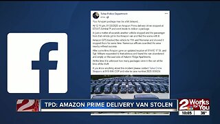 Amazon Prime delivery van stolen