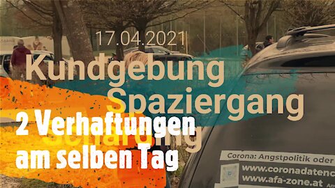 JCTV: Schärding/Spaziergänger 2x verhaftet und verletzt-17.04.21