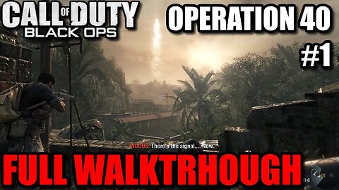 Call of Duty: Black Ops 1 - #1 Operation 40 [Bay of Pigs/Kill Castro/Airplane Escape]