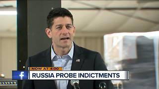 Speaker Ryan 'no comment' on Russia probe indictments