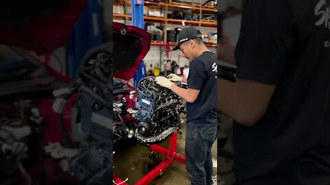 Full Engine rebuild on this VW Golf R starts with Extraction!