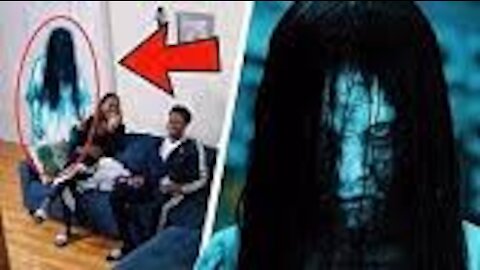 SCARY PRANK: Dead girl out of tv new 'Rings' movie Promotion Reaction 40M views