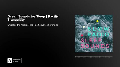 Ocean Sounds for Sleep | Pacific Tranquility