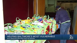 Helping Baltimore’s most vulnerable, Soul Ministries provides food for seniors