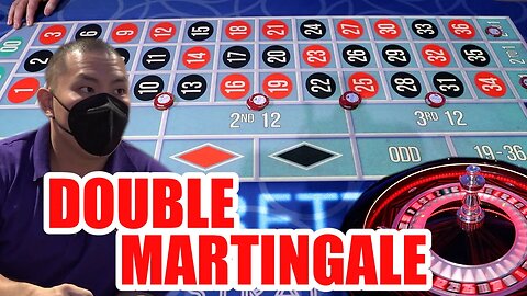 LIVE ROULETTE - DOUBLE STREET MARTINGALE