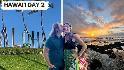 Big Island of Hawai’i Day 2 Vlog: Dolphins, “Wows,” Promise of Baby Whales, Beaches & Sunset