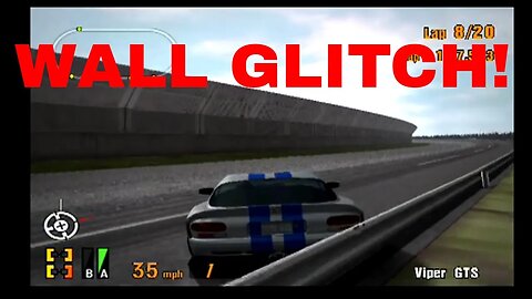 Gran Turismo 3 Like the Wind! 475,000 VIEWS! THANK YOU SO MUCH! Wall Glitch with the Viper GTS