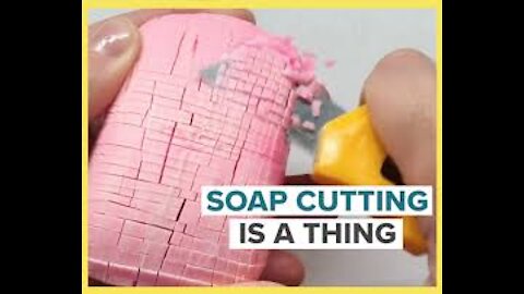 Soap Carving ASMR ! Relaxing Sounds - no talking Satisfying ASMR Video