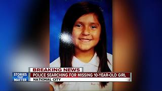 National City girl, 10, reported missing