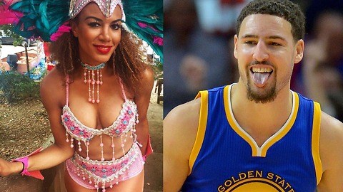 Klay Thompson HOOKING UP with NBA on TNT Reporter!?