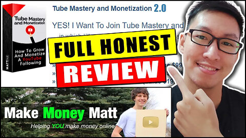 Matt Par Tube Mastery & Monetization 2.0 Full Review