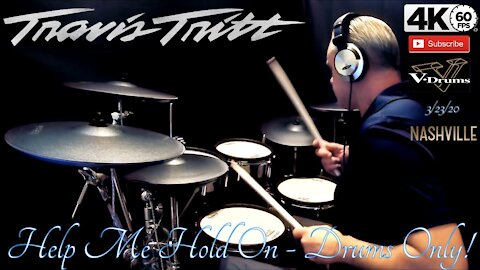 Travis Tritt - Help Me Hold On - Drums Only