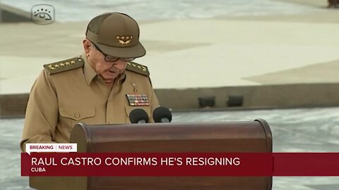 Raul Castro resigning from Cuba’s Communist Party