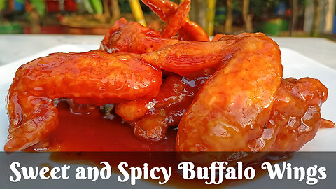 Sweet & Spicy Buffalo Wings | ঘরে তৈরী মজাদার বাফালো উইংস | Make The Best Crispy Buffalo Wings