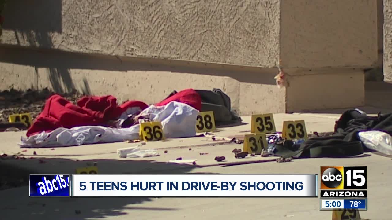 Phoenix police: 5 teens shot, wounded at house party