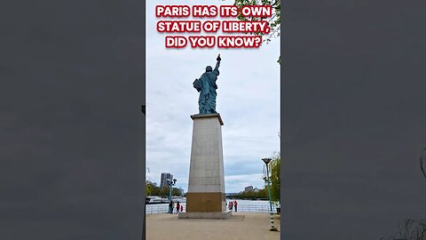 DO YOU KNOW there's a STATUE OF LIBERTY in PARIS? #shorts #paris #newyork #shortswithcamilla