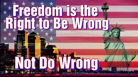 Freedom to Think Wrong but Not Do Wrong