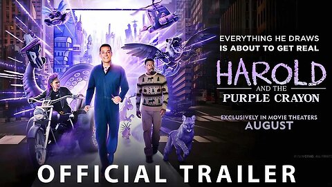 Harold And The Purple Crayon - Official Trailer _ In Cinemas Soon