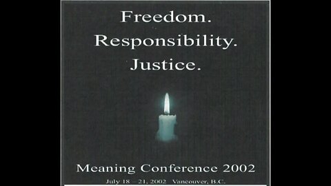 Meaning and the Moral Imperative | Dr. Alan Parry | PS5 Meaning Conference 2002