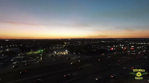 Sunset With A 800 Acre Wildfire On The Horizon Using A DJI FPV Racer Drone View #wildfire #djifpv