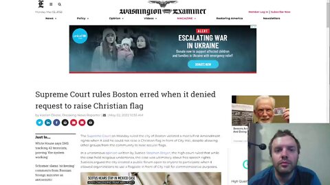 SCOTUS rules in favor of man's 1st amendment right to raise Christian flag in Boston