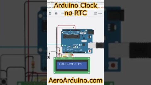 Strange !!! Ever Made #Arduino Clock Without RTC ???? #AeroArduino