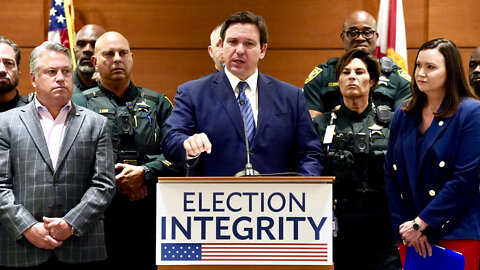 Gov. DeSantis: 20 Elections Criminals Arrested