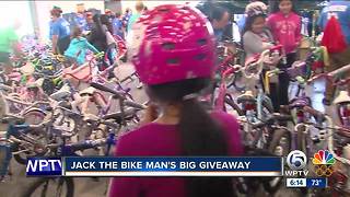 'Jack the Bike Man' gives thousands of bikes to kids in need