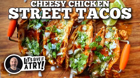 Cheesy Chicken Street Tacos | Blackstone Griddles
