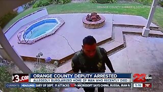 Orange County deputy arrested for burglary