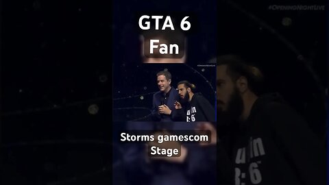 GTA 6 Gamescom Scandal: Fan Takes Stage! #gta6