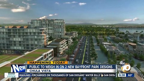 Chula Vista residents given opportunity to weigh in on bayfront park designs