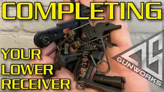Matchstick Gunworks COMPLETE LOWER WALKTHRU MADE EASY! AR lower receiver build/assembly and parts kit breakdown