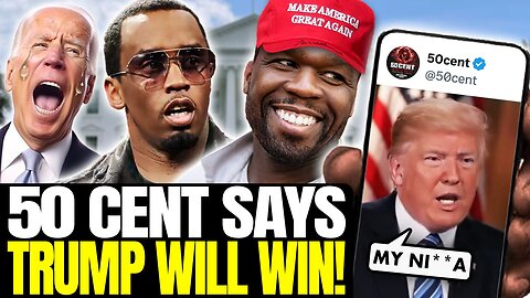 50 Cent Posts Vid Of Trump 'Trashing' Diddy, Sets INTERNET on 🔥 50 Says: 'Trump Will Be PRESIDENT'
