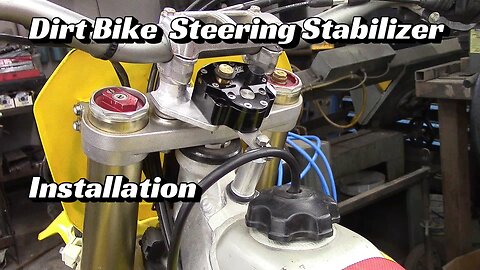 Dirt Bike Steering Stabilizer Installation