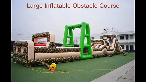 Large Inflatable Obstacle Course#factorybouncehouse #factoryslide #bounce #bouncy #castle