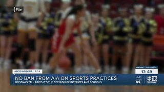 No ban from AIA on sports practices
