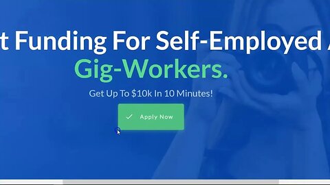 Funding Self Employed Gig Workers $10,000 in 10 Minutes Business Funding Uber Driver Door Dash
