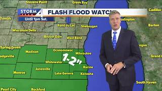 Flash flood watch in effect until Saturday