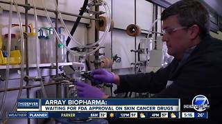 Array Biopharma waiting on approval for skin cancer drugs