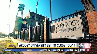 Argosy University in Tampa prepares students for closure