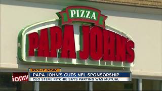 Papa John's is no longer the official pizza of the NFL after 'mutual decision' to end sponsorship