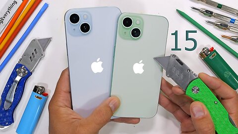 Is aluminum more durable than titanium in the iPhone 15 durability test?