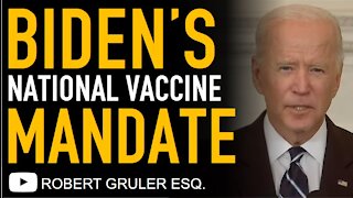 Biden Issues National Vaccine Mandates Across America in Six Point Plan