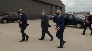 Joe Biden met with Jacob Blake's family after landing in Milwaukee Thursday