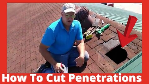 Metal Roof Penetration Installation - Metal Roof Penetrations