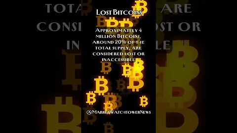 Lost Bitcoins: The Mystery of Lost and Unrecoverable Bitcoins - Fact #6 #shorts