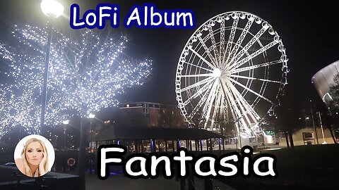 Chill Vibes: Lofi Music & Carnival Fair Ferris Wheel - Motion Video Background – Relaxing - Ambience