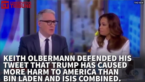 Keith Olbermann Claims Trump is Worse Than Bin Laden and ISIS